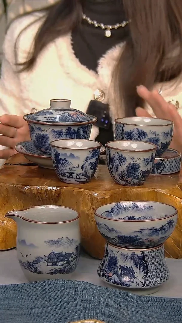 【闪购商品】简装家用款7件套 陶瓷家用茶具系列