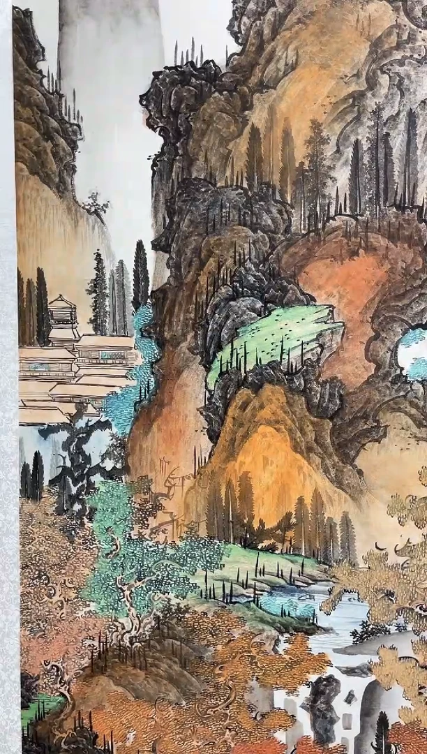 国画张传亭老师的作品