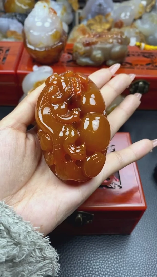 【闪购商品】玛瑙/玉髓手把未镶嵌00