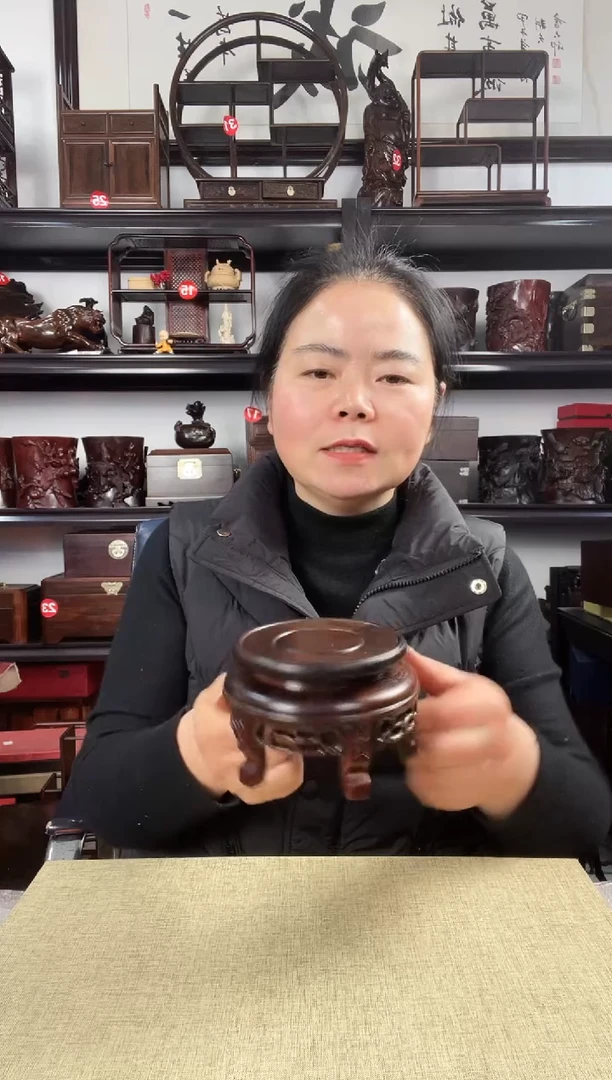 木635瑕疵小号老李红木工艺品