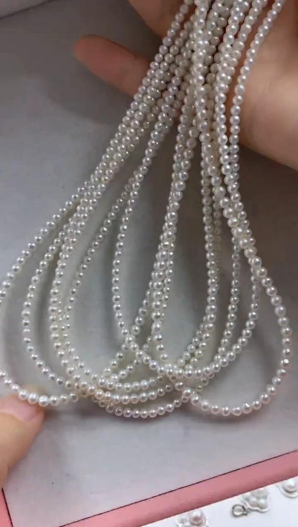 淡水珍珠银S925镶嵌颈饰多样性发其一