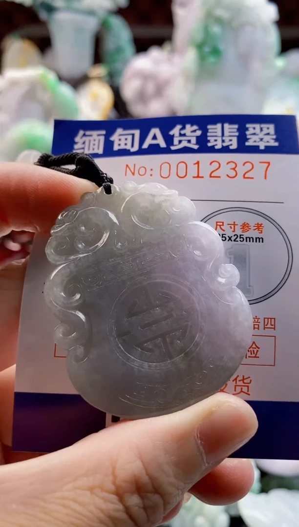 翡翠未镶嵌吊坠(不含链)1