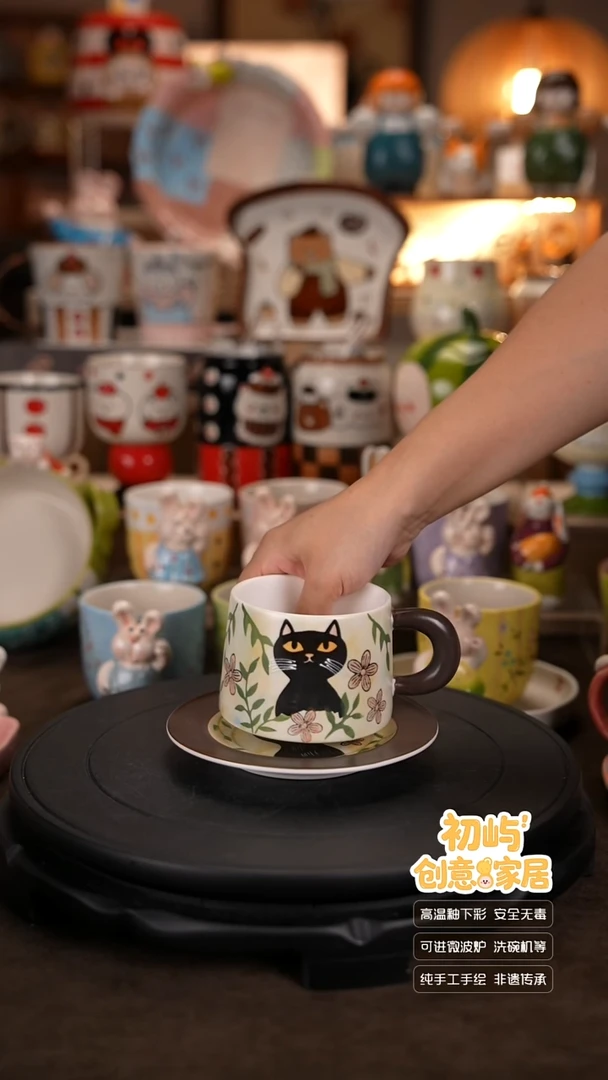 瓷初屿手工餐具套装