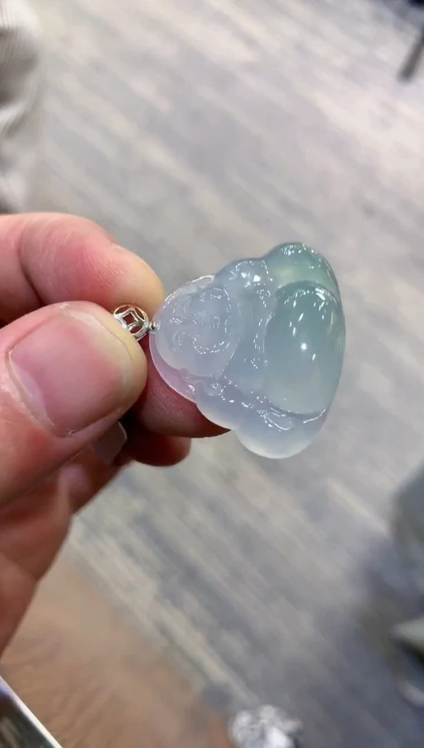颈饰未镶嵌翡翠天然A货翡翠