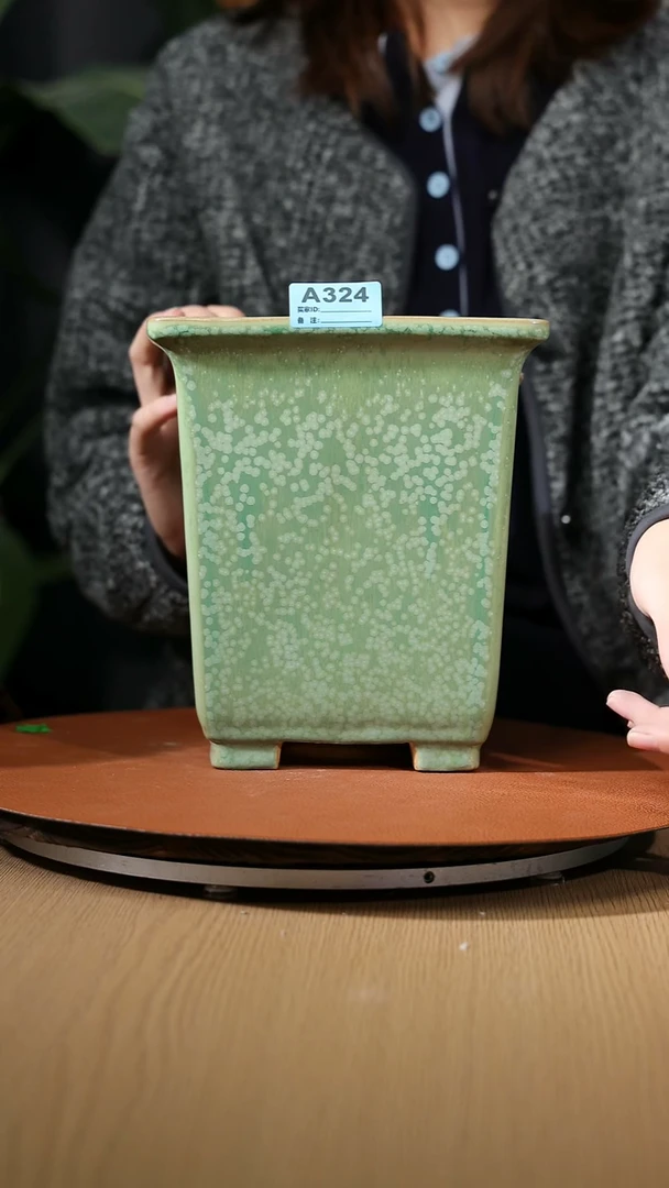 【石湾花盆】8寸仿清兰盆324