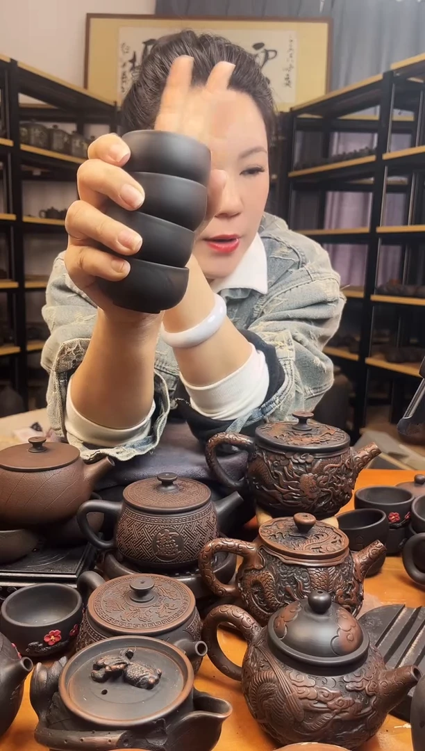 【闪购商品】壶素  品茗杯 拍1发4  圆