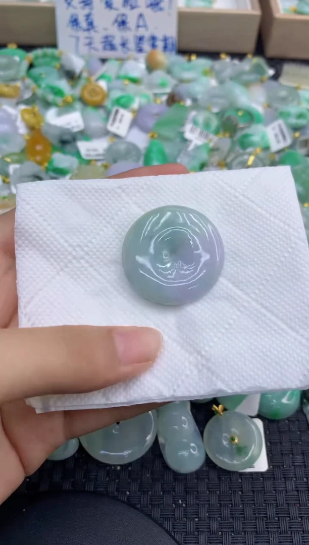 颈饰未镶嵌翡翠天然缅甸A货翡翠