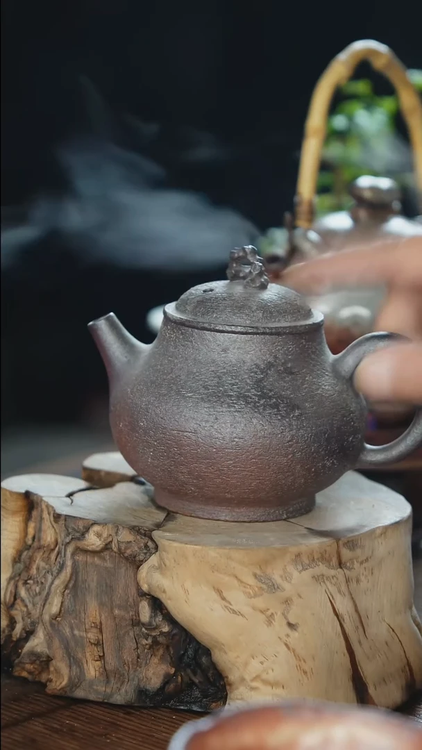 紫砂全手工荣天壶