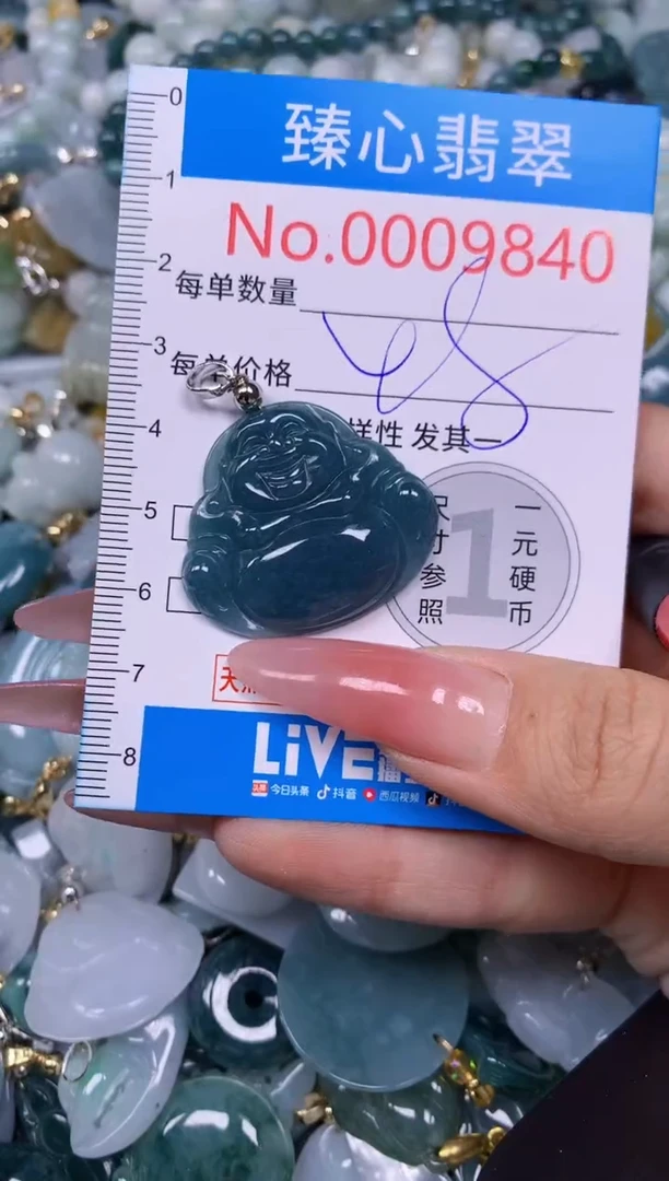 【闪购商品】翡翠颈饰未镶嵌含绳0009840