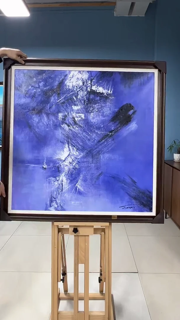 油画陶宗健-100*100-油画作品-抽象