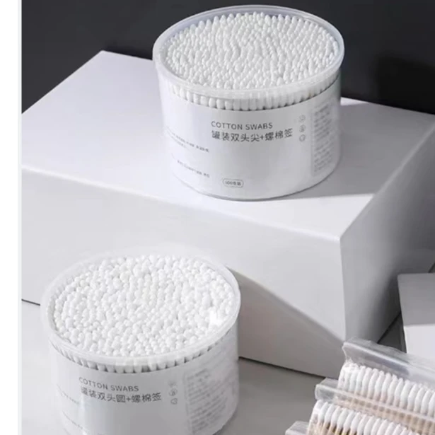 一次性家用多功能双头棉签美容卸妆掏耳朵棉签棉花棒大约450只