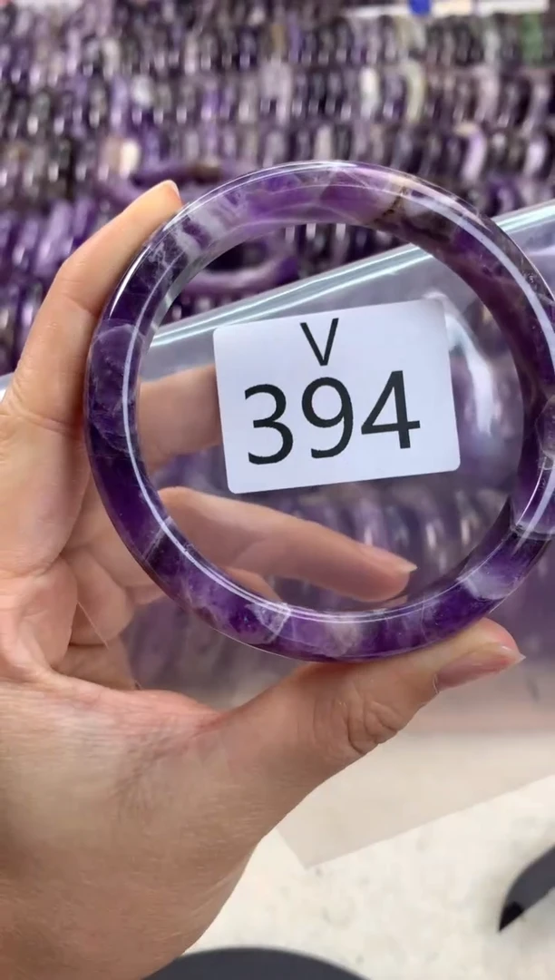 【闪购商品】水晶水晶手镯V未镶嵌394-63