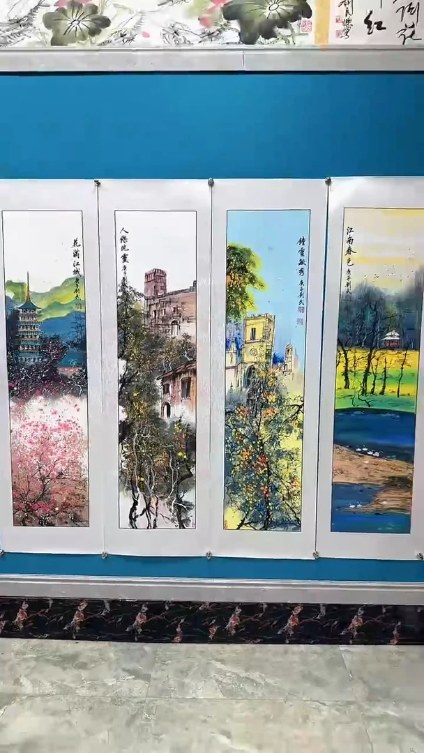 国画瀚美居艺术馆刘武手绘-国画原作37