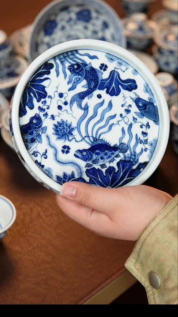 其他陶瓷满鳜鱼藻壶承