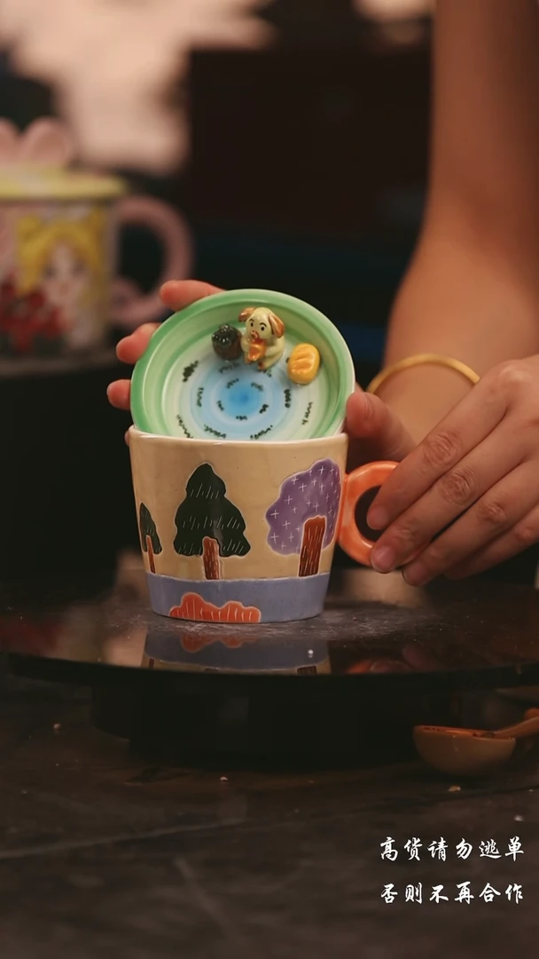 陶瓷景德镇可爱设计师款陶瓷