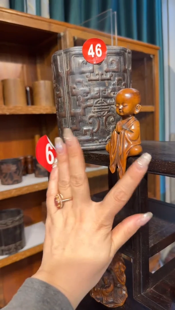 【闪购商品】木木艺黄杨木沙弥摆件168.888