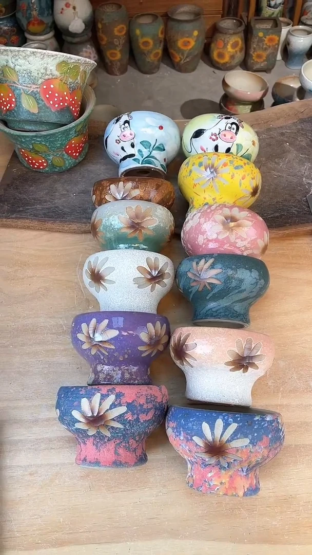 【闪购商品】摆件14-268口10高8    十二个