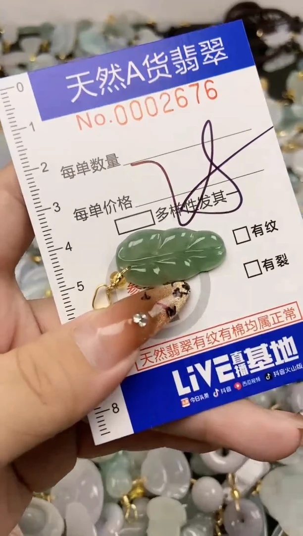 【闪购商品】翡翠颈饰未镶嵌天然A货翡翠