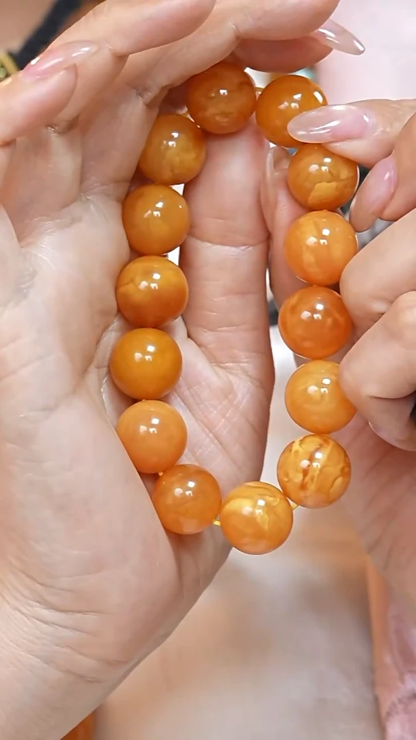 蜜蜡颈饰未镶嵌7296天然蜜蜡珠宝奇石云端妖孽全部保真