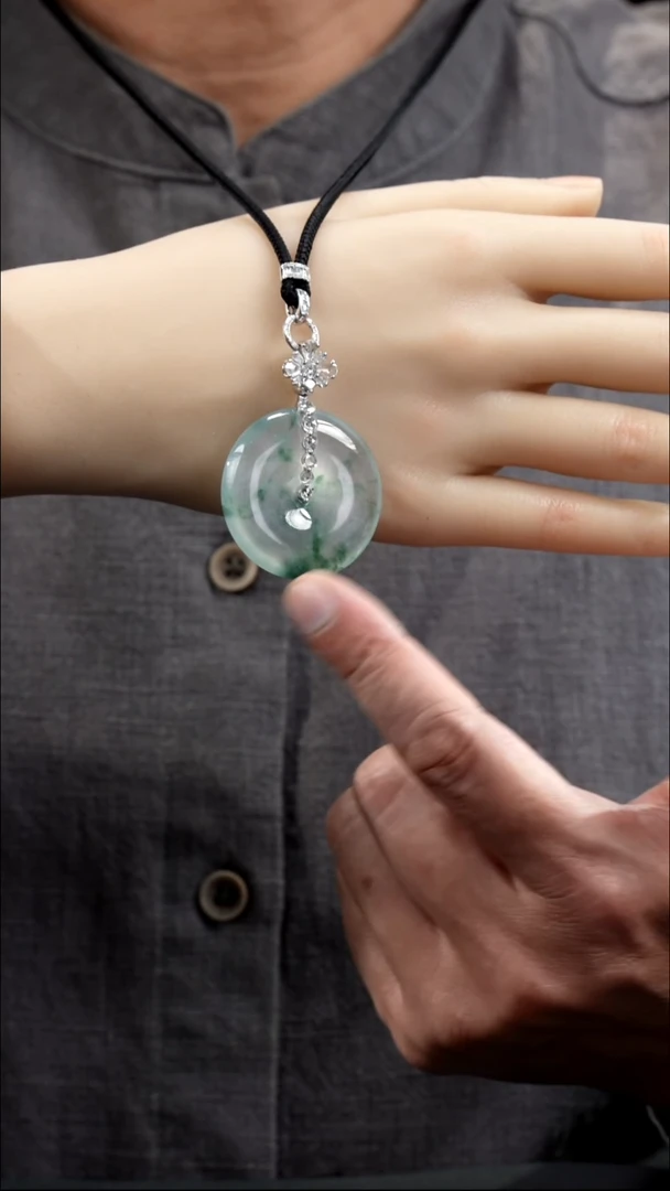 颈饰18K金镶嵌翡翠336·