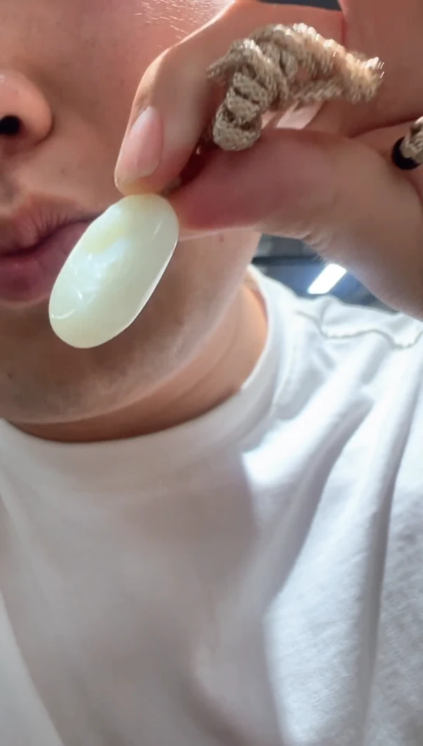 和田玉未镶嵌颈饰羊脂白