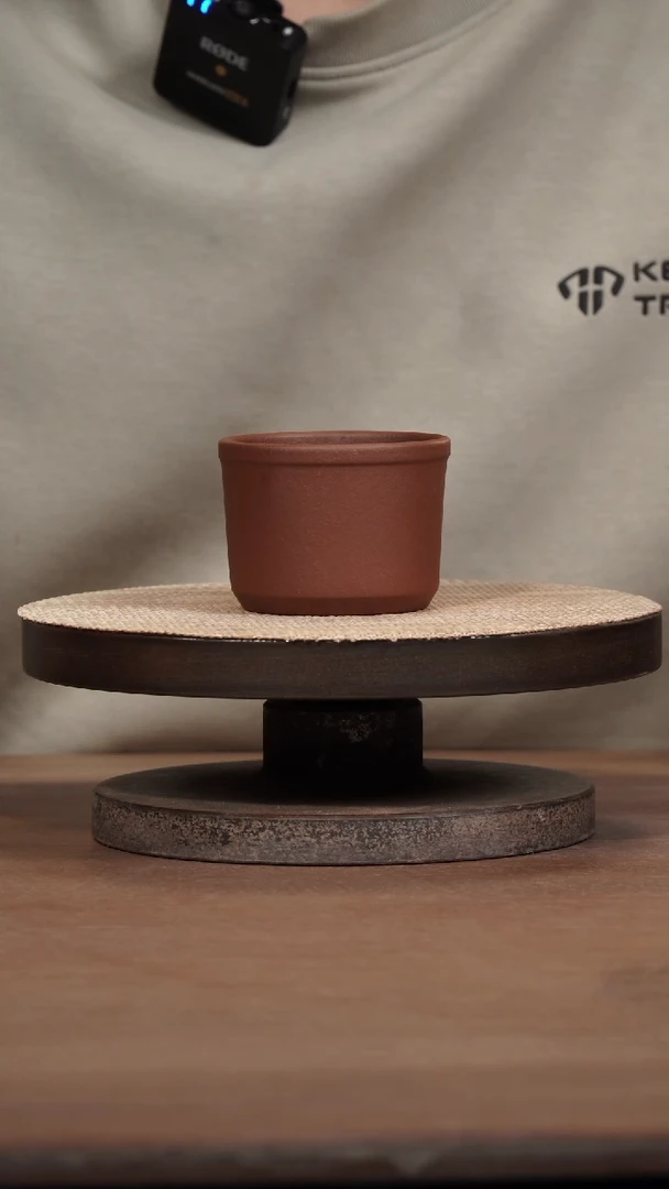 茶壶紫砂紫泥阔口杯