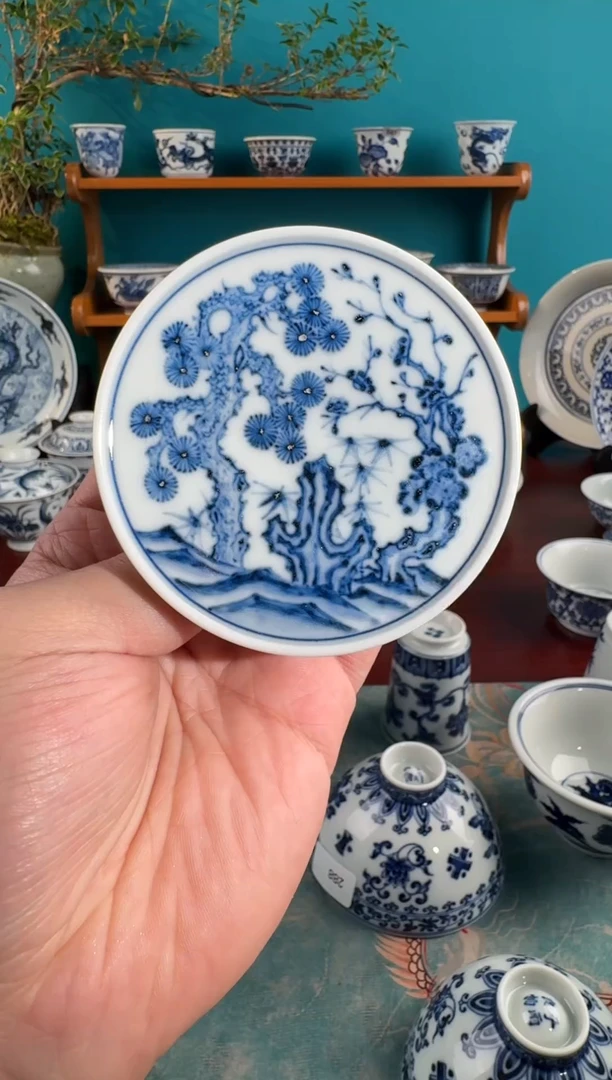 不二说瓷纯手绘杯