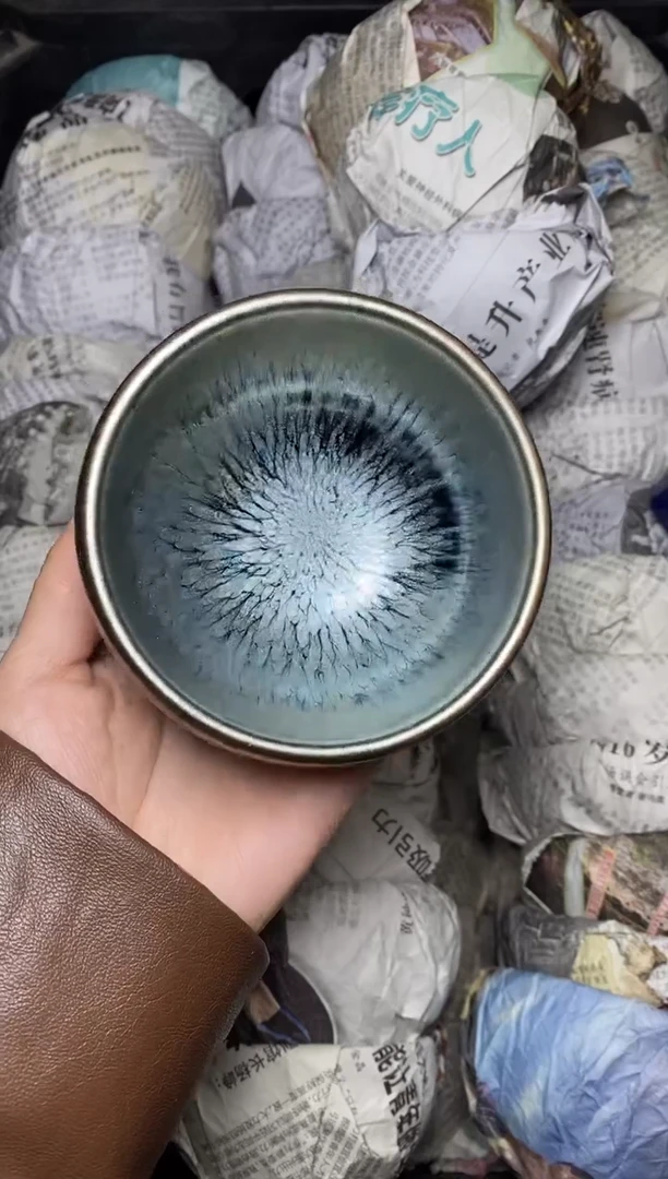 【闪购商品】茶盏百花 禅定 盏三疯建盏茶器