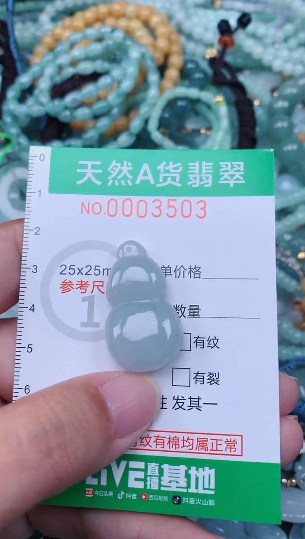 翡翠未镶嵌颈饰.0003503