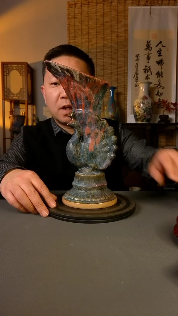 摆件微瑕疵复古风格瓷器