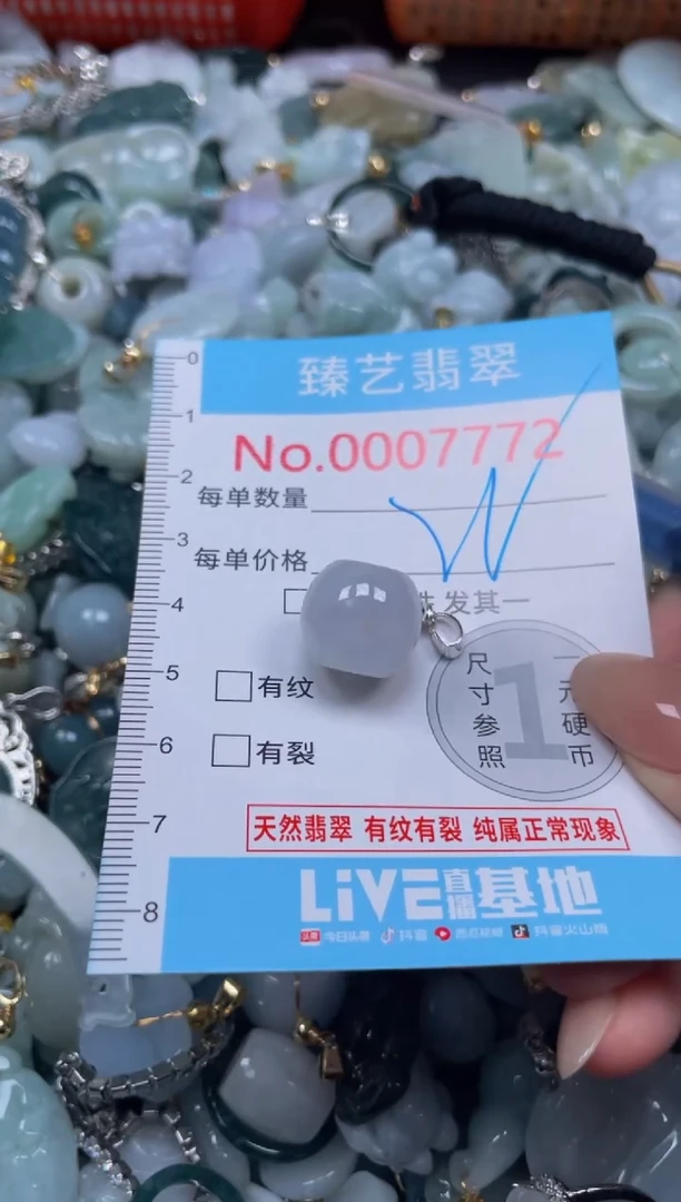 颈饰未镶嵌翡翠7772