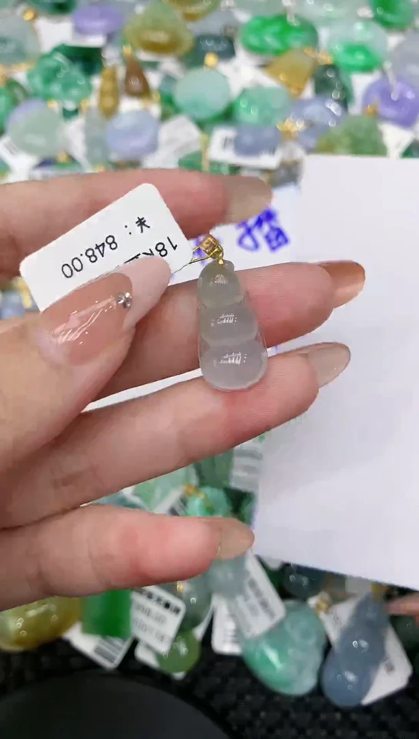 【闪购商品】翡翠颈饰18K金镶嵌111111111