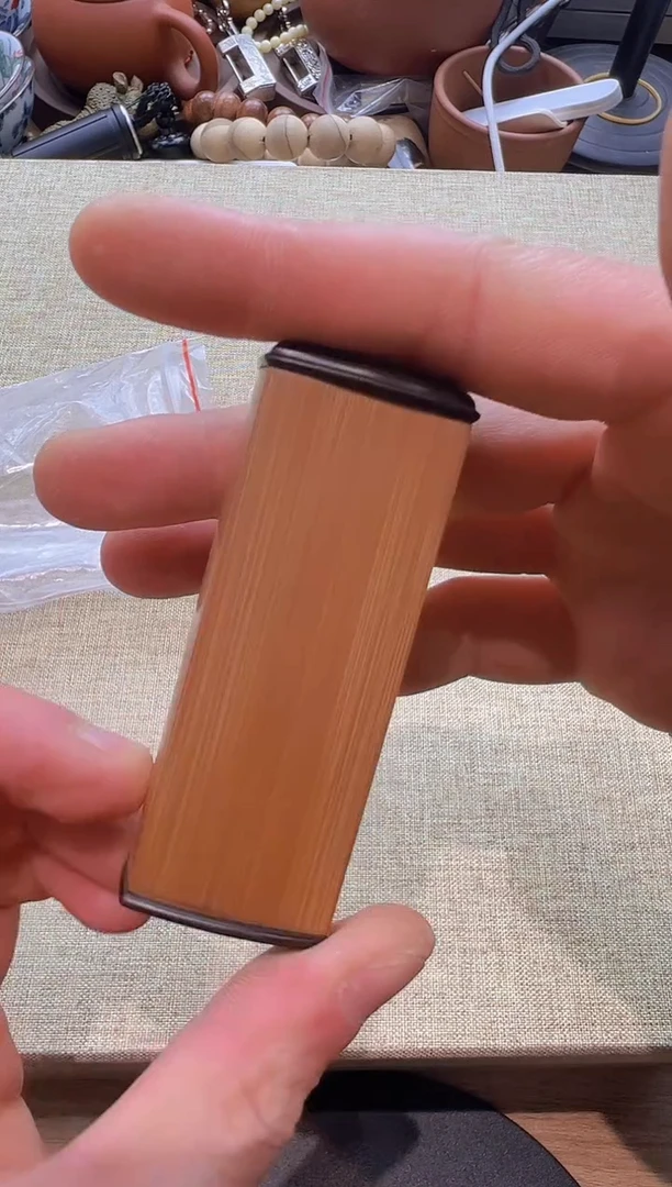 【闪购商品】乌木类书架005老竹牙签盒