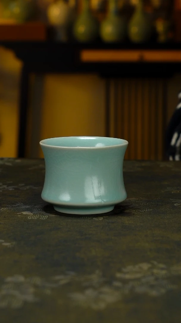杯子束腰马蹄杯-微微不完美