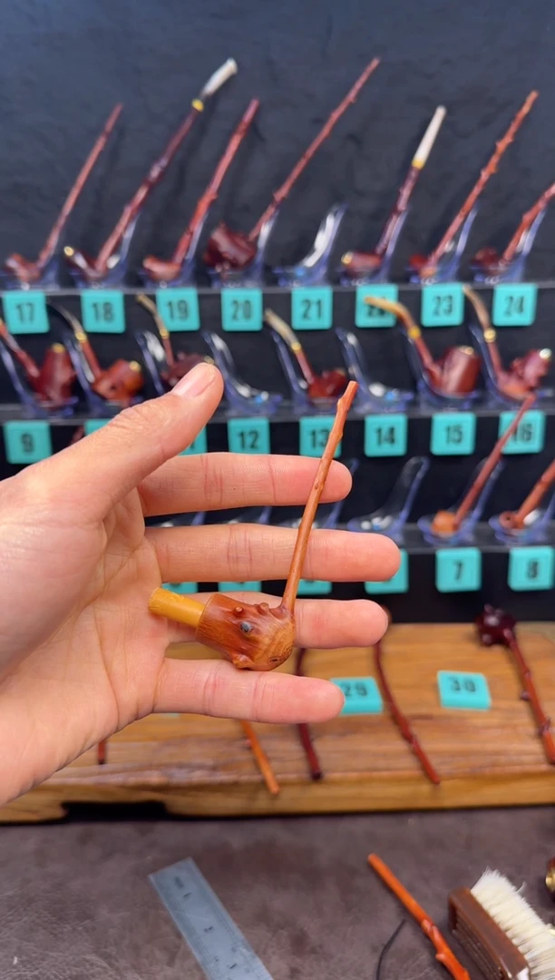 一物一图檬子木手工香烟嘴