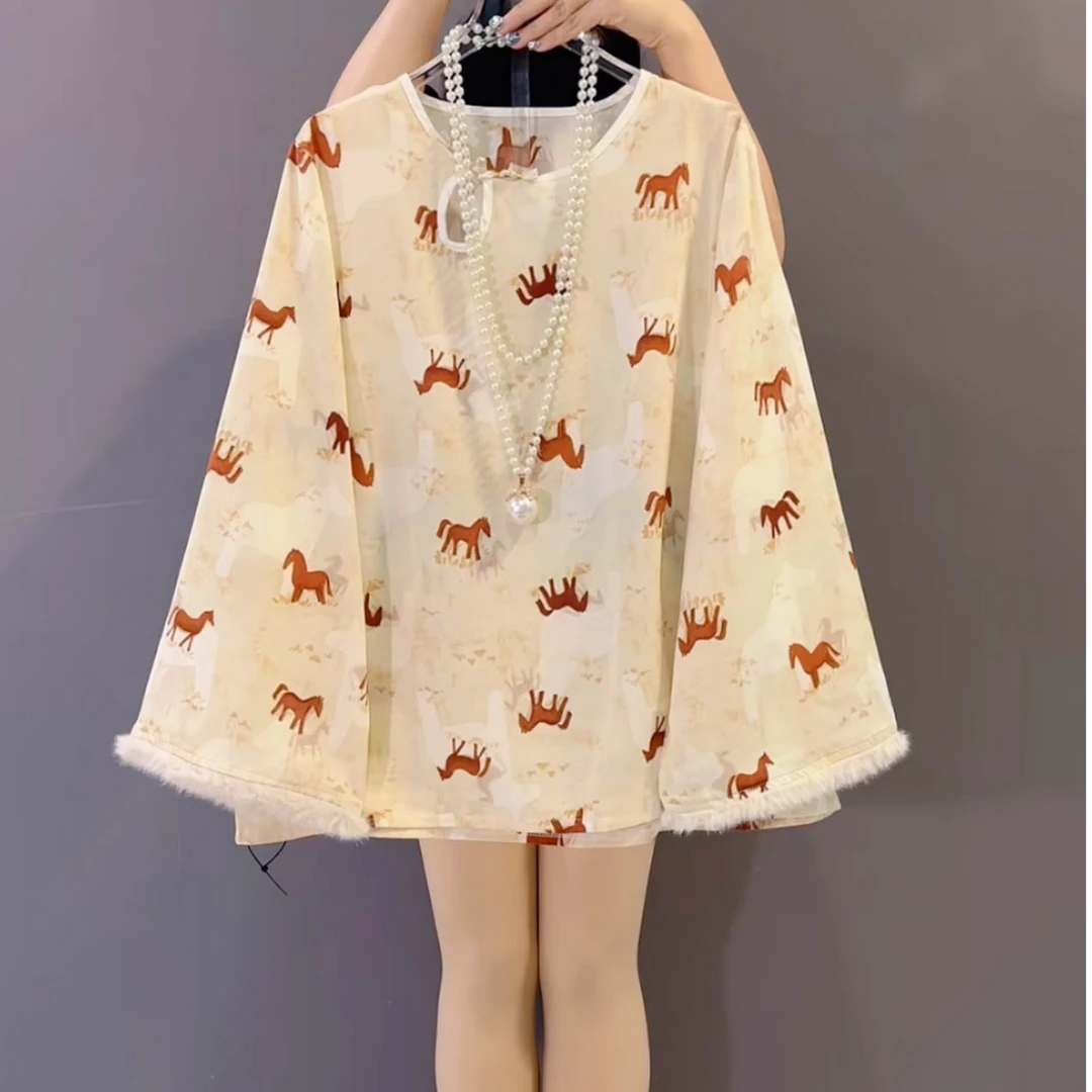 【马上有钱】新中式国风长袖上衣高级时尚百搭气质显瘦