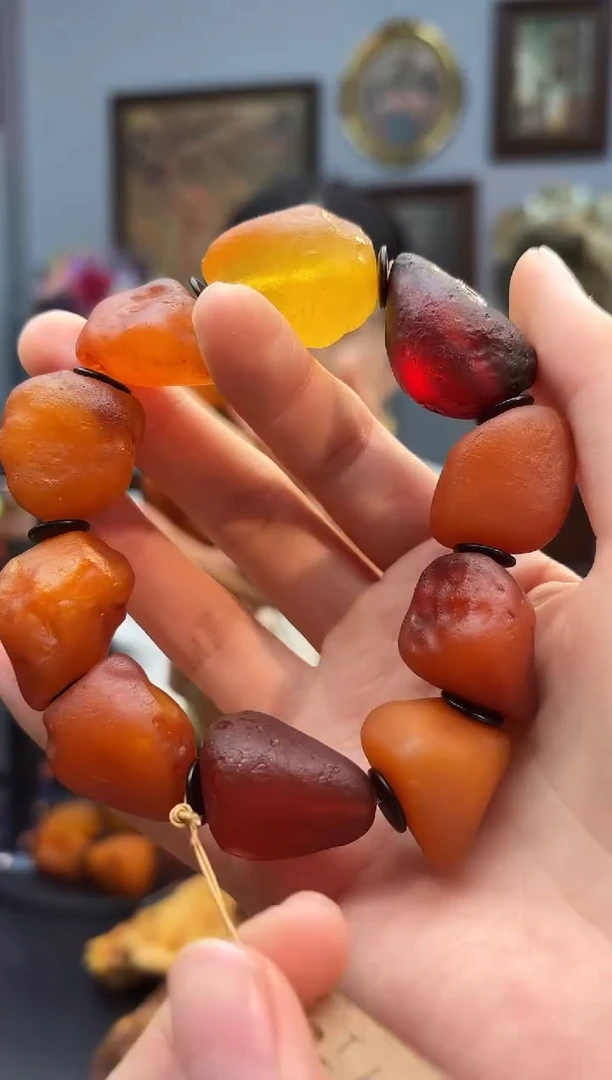 手串琥珀未镶嵌手串