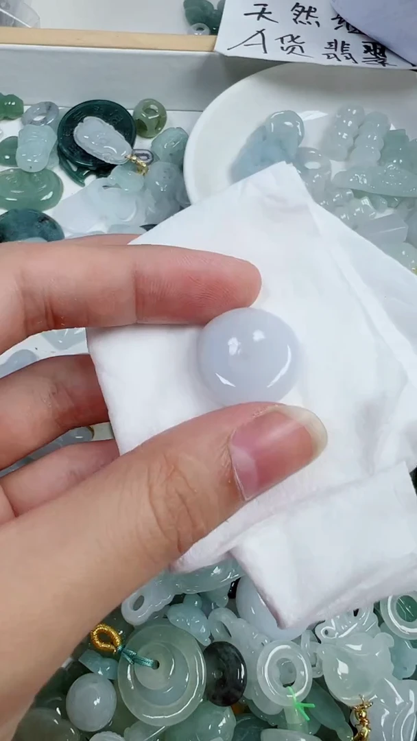 散珠翡翠854号链接，A货翡翠