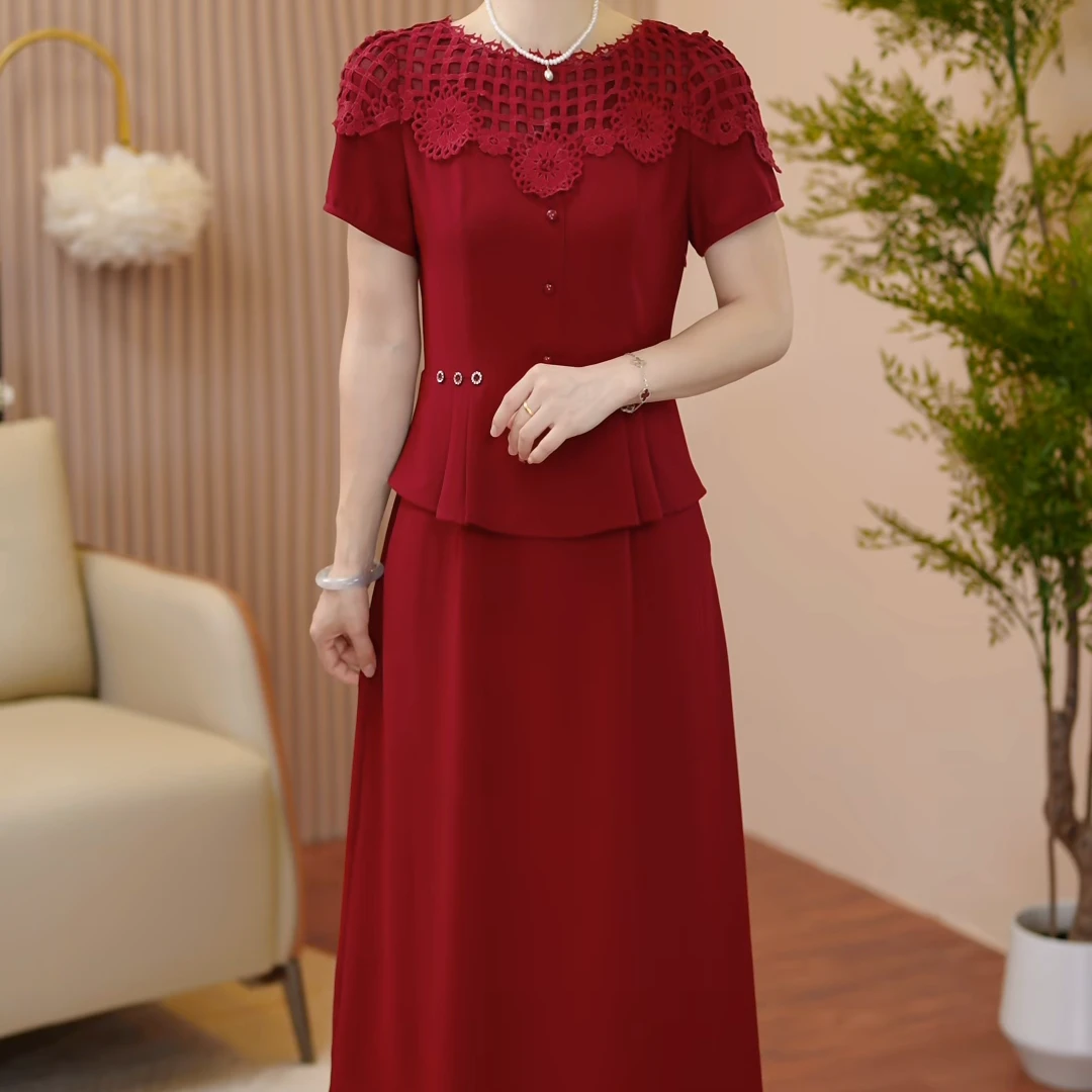 【芊霓女装】X25107夏季穿搭新款连衣裙收腰显气质