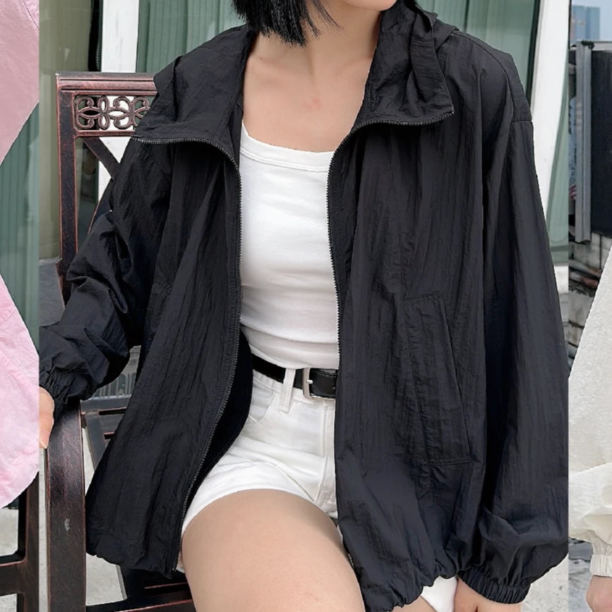 0522-12  女款百搭短款外套防晒服外套  HY  65275  ZJ