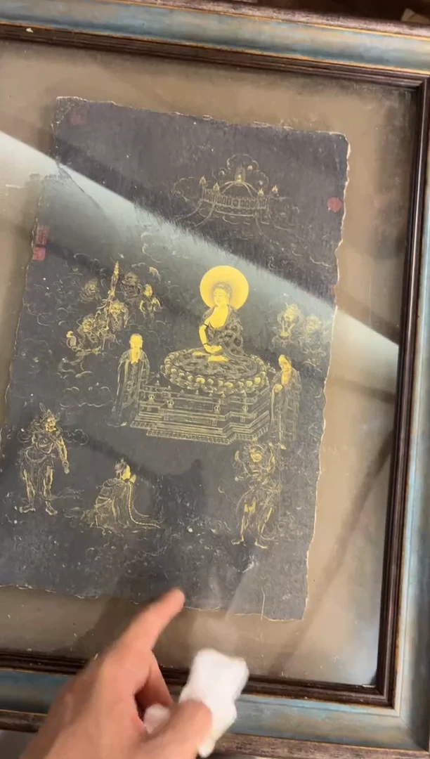 装裱画带框澄空梵像高端精选链接AA