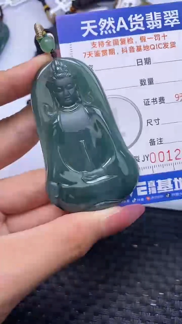 翡翠未镶嵌颈饰      2095