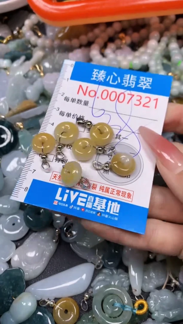 【闪购商品】翡翠颈饰未镶嵌含绳0007321