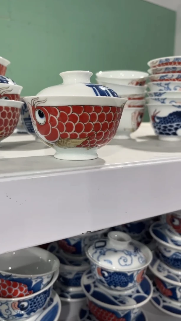 昨明纳福盖碗（微瑕价格）