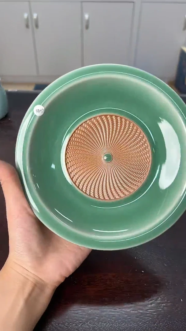 龙泉云间青瓷小米茶器