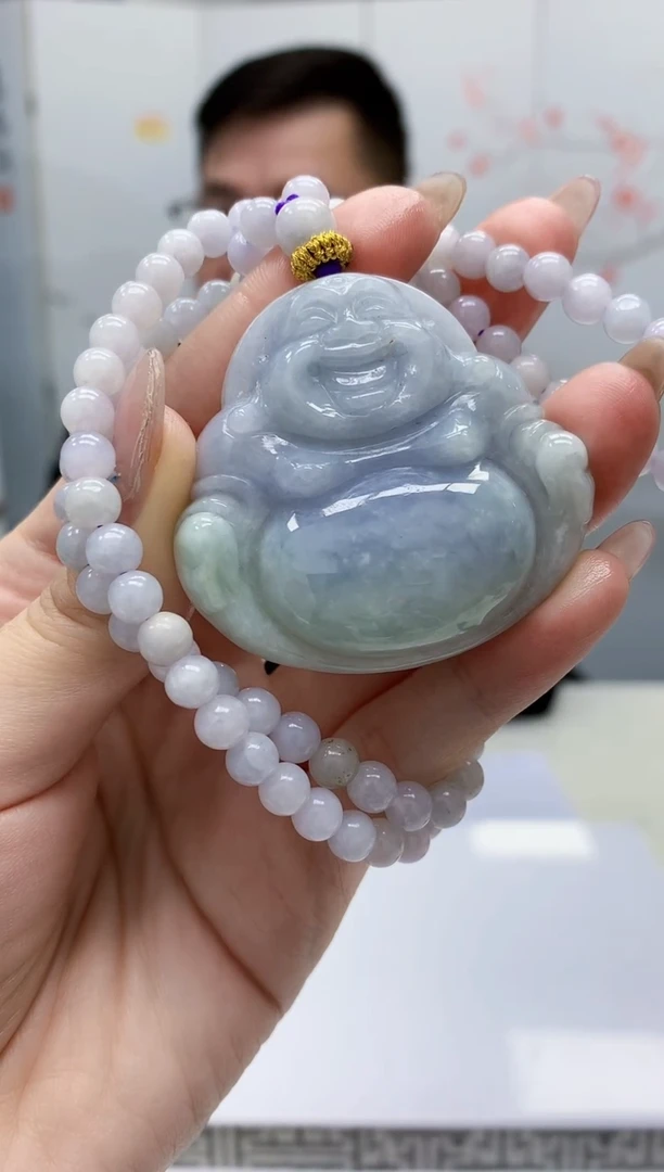 【闪购商品】定制翡翠未镶嵌5152jw-毛货挂件赠珠链36