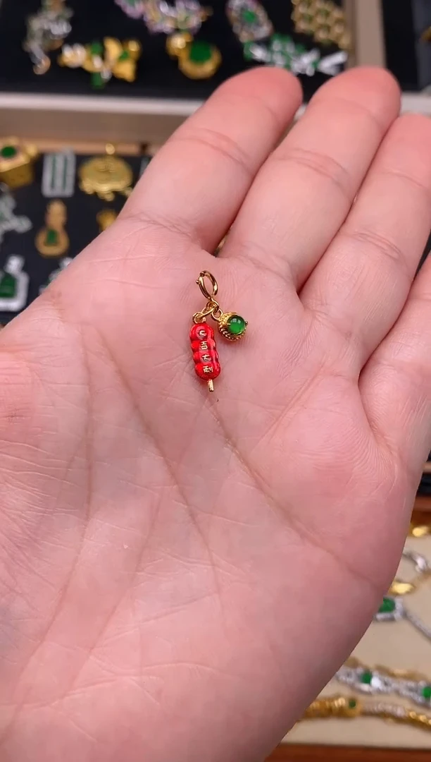 【闪购商品】翡翠吊坠(不含链)银S925镶嵌万能扣