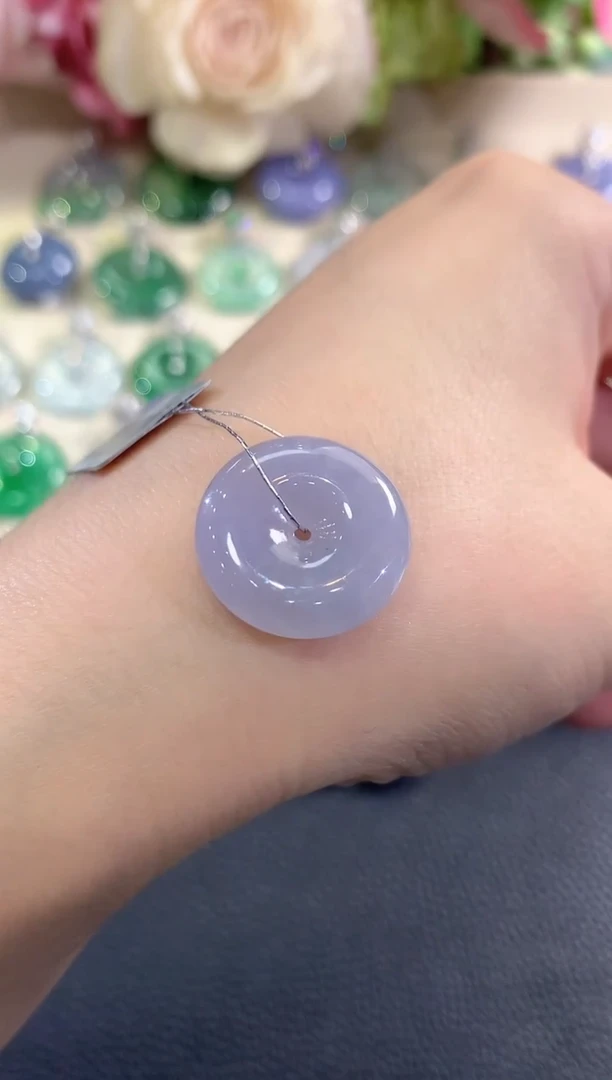 吊坠(不含链)未镶嵌翡翠b7紫货有色差多样性一件发货
