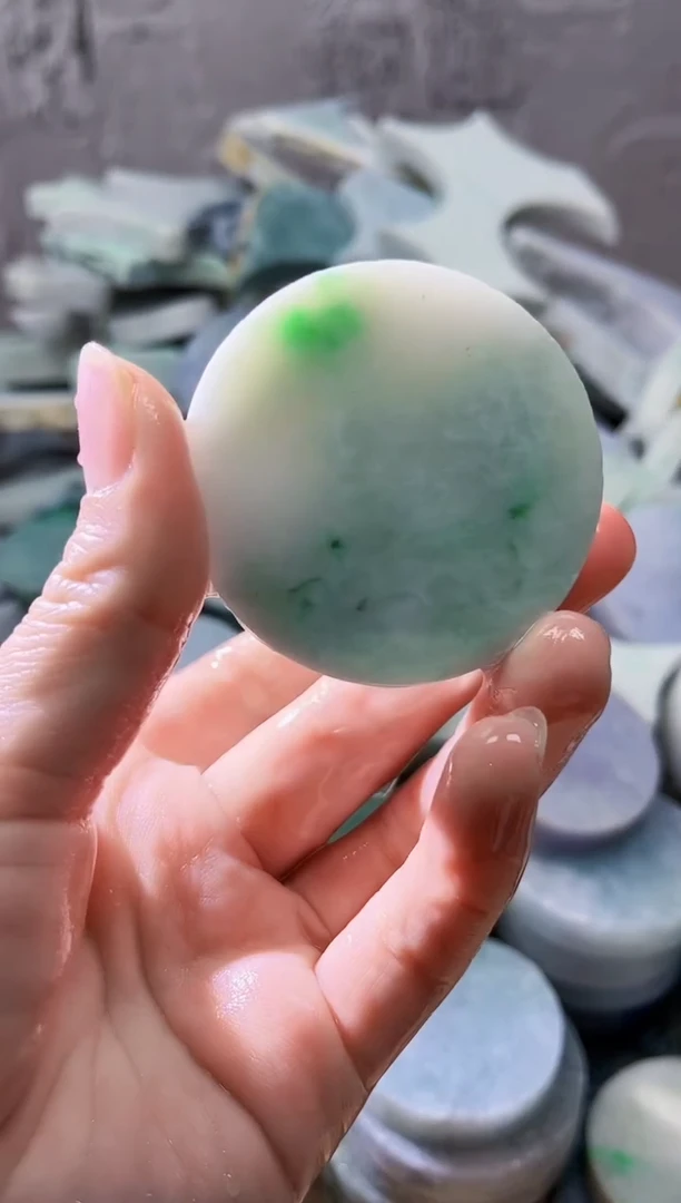 裸石翡翠天然翡翠A货石 南 383