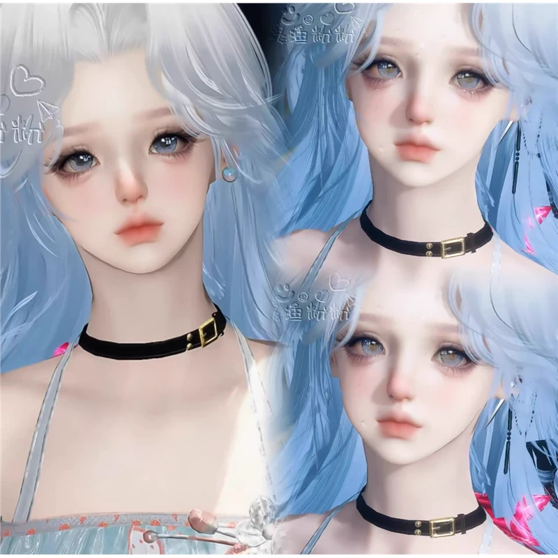 嗷呜～｜渔粉粉 小土豆体型 百搭可爱女脸 逆水寒手游捏脸女通用